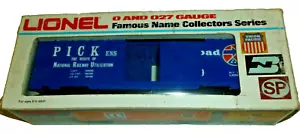 LIONEL 6-9789 Pickens Railroad Boxcar O Gauge 1977 - Picture 1 of 5