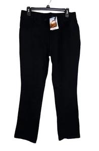 Willit Damen schwarzes Yoga-Kleid Arbeitshose gerades Bein 31 Zoll Stretch Größe L - Neu mit Etikett - Bild 1 von 6