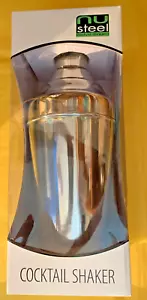 Nu Stainless Steel "Big One" Cocktail Shaker, 110 Oz, High Quality 15 1/2" tall - Picture 1 of 4