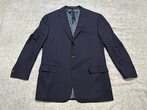 Ralph Lauren Purple Label Blazer Mens 44 Long Navy Blue Suit Jacket Coat RLPL - Picture 1 of 17