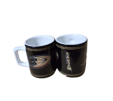 ANAHEIM DUCKS TEAM CERAMIC SHOT GLASS/MUG 2 OZ NEW NHL LICENSED (1) SHOT GLASS Cover