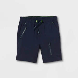 Cat & Jack Toddler Boys' Woven Pull-On Quick Dry Utility Chino Shorts 12 months - Picture 1 of 5