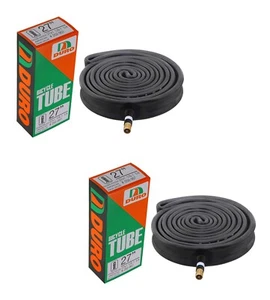 2 DURO Bicycle Inner Tube 27 x 1-1/8 1.1/4 33mm Thorn Resistant SCHRADER Valve. - Picture 1 of 1