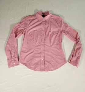Gap Stretch Button Down Shirt Adult Small Pink Long Sleeve Womens - Picture 1 of 12