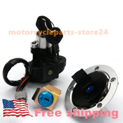 Ignition Switch Fuel Gas Cap Lock Keys for Suzuki GSF1200 GSF1200S Bandit S 2006 Foto 1 de 4