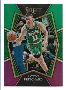 Payton Pritchard 2021-22 Select Green Purple Prizm #139 Boston Celtics - Picture 1 of 2