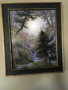 Return to the Source Original Jon Rattenbury 12.25 x 17.25 Canvas Framed Signed - Picture 1 of 2