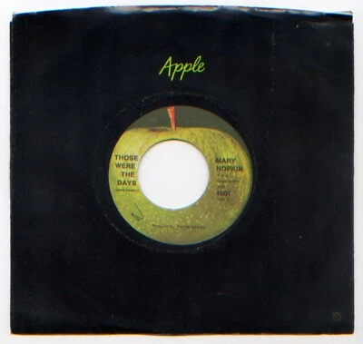 Mary Hopkin – Those Were The Days / Turn, Turn, Turn - 45 rpm 7" Apple 1801 - Image 1 of 4
