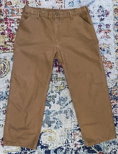 Carhartt Braun Original Fit Latzhose Zimmermann Hose Herren Größe 38x30 B11 BRN - Bild 1 von 8