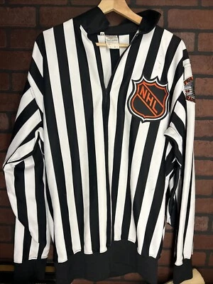 Vintage PARE 1992 NHL All Star Game Game Used Hockey Referee Linesman Jersey - Image 1 of 4