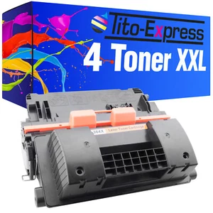 4 Toner PlatinumSerie für HP CC364X CE255X CE390X CE505X CF226X CF280X CF281X CF - Photo 1/12