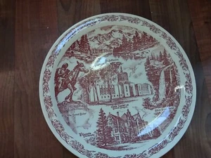 VERNON KILNS POTTERY PLATE SALEM ,OREGON STATE CAPITOL OF OREGON IN WILLIAMETTE - Picture 1 of 6