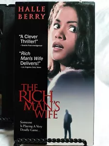 The Rich Man's Wife VHS Halle Berry, Peter Greene, Clive Owen; Amy Holden Jones - Picture 1 of 3