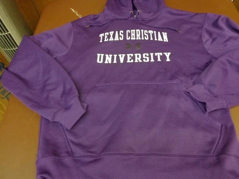 Under Armour TCU Horned Frogs Texas Christian University Hoodie Sweatshirt  E1 Cover