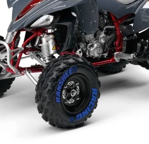 Tire Lettering BANSHEE RACING ATV 1.30" QUAD Sticker For 4 tyres 8" -14" -blue - Picture 1 of 2