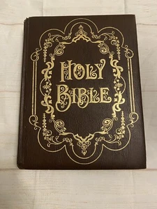 1970 Holy Bible - The New American Bible Family Record Red Letter Edition - Picture 1 of 13