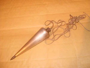 Brass Plumb Bob - As Photo - Weight 410 grams - Approx. 5" Length - Picture 1 of 1