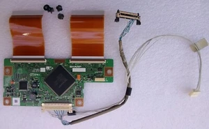 Placa T-con SHARP LC-C3237U CPWBX 3919TP con cintas, cables y tornillos - Imagen 1 de 4