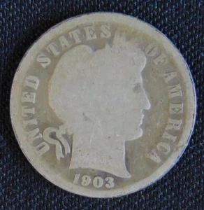1903 Barber Dime (249) - Imagen 1 de 2