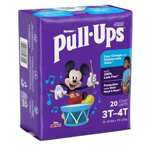 Pull-Ups Learning Designs Boys' Training Pants, 3T-4T, 20 Ct Pack(age) of 20 - Picture 1 of 1