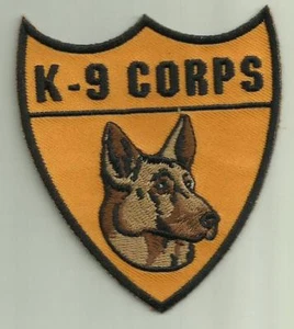 K-9 CORPS U.S.ARMY PATCH DOG HANDLER GERMAN SHEPHERD SOLDIER WAR PUPPY K9 POLICE - Picture 1 of 1