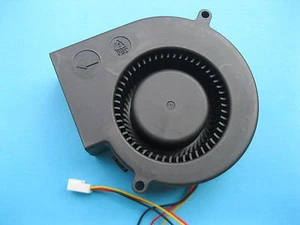 4 pcs Brushless DC Blower Fan 12V 9733S 97x97x33mm 3 Wires Sleeve Bearing New - Bild 1 von 2
