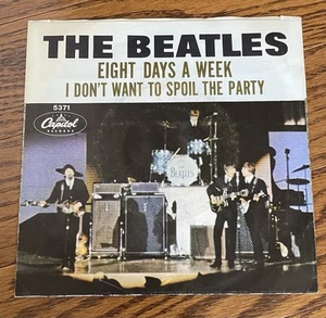 The Beatles, Eight Days A Week, 45 RPM + picture sleeve, Capitol 5371 - Picture 1 of 2