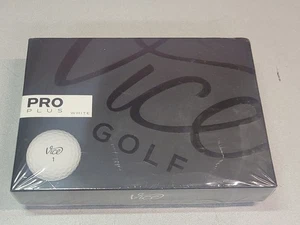Vice Golf Pro Plus Balls, White - 12 Count New Sealed  - Picture 1 of 2