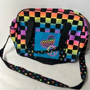 Bolso de Lona JUSTICIA Colorido a Cuadros 16 X 12.5 - Imagen 1 de 9