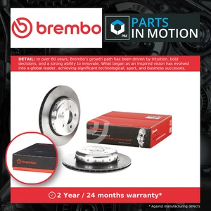 2x Brake Discs Pair Vented fits BMW 535 F10, F11 3.0 Rear 10 to 17 N55B30A 330mm - Picture 1 of 9