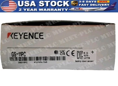 New KEYENCE GS-11PC Safety Interlocking Switch - Silver - Image 1 of 3