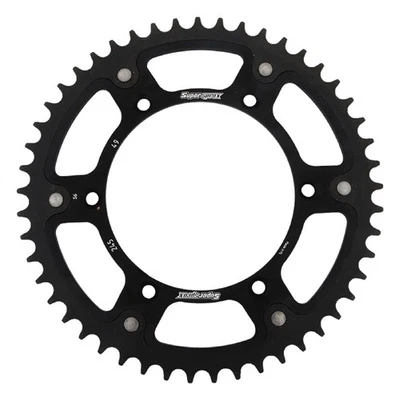 Black Stealth Sprocket For Yamaha YZ125 YZ250 1999-2018; RST-245-49-BLK - Imagem 1 de 4
