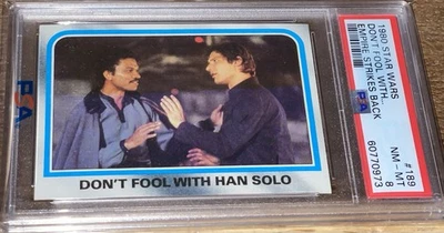 1980 Star Wars Empire Strikes Back ESB Lando Han Solo PSA 8 NM-MINT!!! - Image 1 of 2