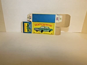 MATCHBOX REG. RUOTA N. 31-C LINCOLN CONTINENTAL SOLO SCATOLA VUOTA - Foto 1 di 2