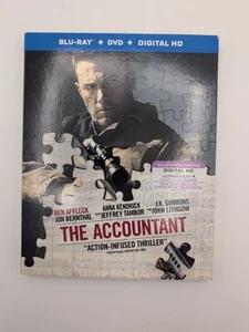 Blu ray DVD The Accountant with Ben Affleck and cover sleeve - Picture 1 of 6