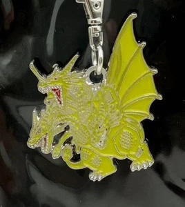 Godzilla figure metal charm key chain King Ghidorah Japan Tokusatsu movie m646 - Picture 1 of 8