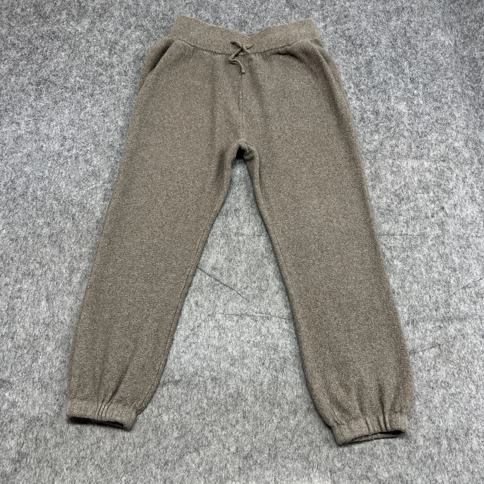 Abercrombie & Fitch Jogger Pants Womens Small Taupe Soft Sweater Knit Relaxed - Image 1 of 4
