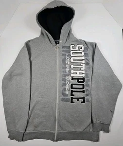 Felpa con cappuccio vintage Y2K SouthPole uomo LRG invecchiata con cappuccio streetwear skater - Foto 1 di 19