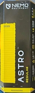 $120 Nemo Astro Sleeping Pad Regular Green Backpacking 3.5" Thick Ultralight UL - Picture 1 of 5