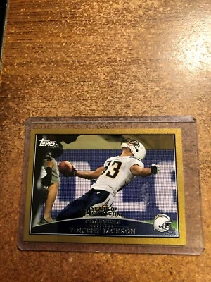 2009 Topps Football Gold # 186 Vincent Jackson SN 0735/2009 - Image 1 of 2
