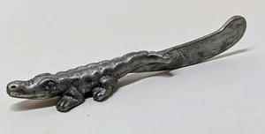 Alligator Spreader by Mariposa Sandcast Aluminum 7.5 cheese spreads scarce piece - Picture 1 of 5