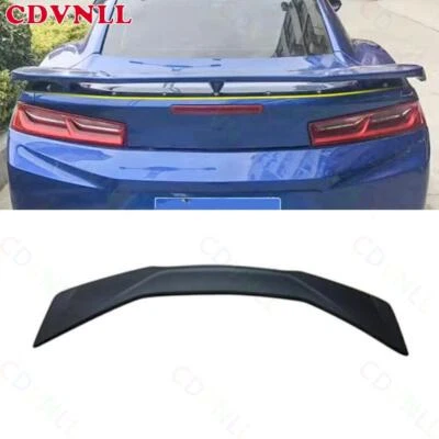 For Chevrolet Camaro 2016-2024 GT Primer Black Rear Trunk Spoiler Wing Lip Strip - Image 1 of 4