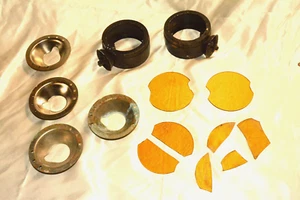 Vintage 1920s 30s Original Arrow Turn Signal Housings Bits and Pieces Lot - Picture 1 of 13
