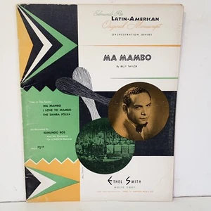 1951 Ma Mambo Sheet Music for Orchestra Latin American Original Manuscript - Picture 1 of 21