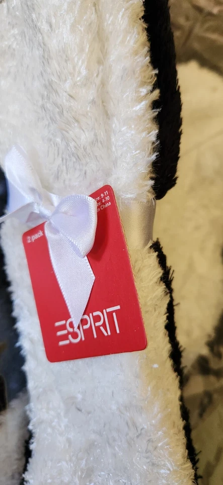 Nuevo ESPRIT Mujer’s Difuso Zapatilla Calcetines 2 Pk Medias Relleno Acogedor Pies Cálidos! Foto 1 de 4