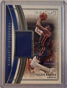 2022-23 Immaculate Remarkable Game Used Jersey #JK Julius Randle 39/99 EW8