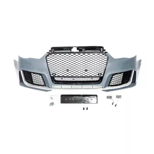 Fits for Audi A3 8V RS3 Look Front bumper Sedan (2013-2015) with Grille - Imagen 1 de 1