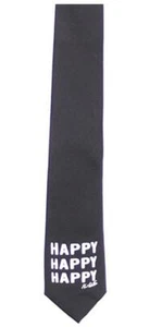 Duck Dynasty Men's Black Novelty "Happy Happy Happy" Tie - NWT - Picture 1 of 5