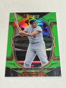 2023 SELECT BROOKS ROBINSON 44/75 LIME GREEN PRIZM ORIOLES SP (EC)