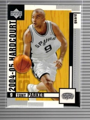 2004-05 Upper Deck Hardcourt Tony Parker San Antonio Spurs #78 - Image 1 of 2